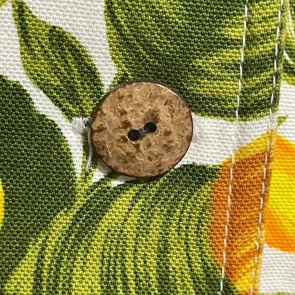 COLDWATER CREEK NWOTS RETRO 70S YELLOW FLOWER DENIM JACKET SZ XLP - Picture 8 of 13